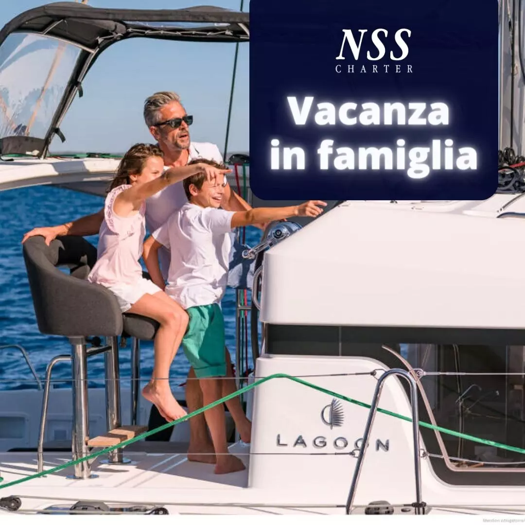Vacanza in catamarano con la famiglia 